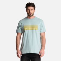 Polera Hombre Logo Lippi FrontPrint TShirt Celeste Lippi V25