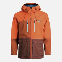 Chaqueta Hombre Viento Blanco Naranjo Oscuro Haka Honu