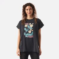 Polera Mujer Garza Negro Haka Honu V26