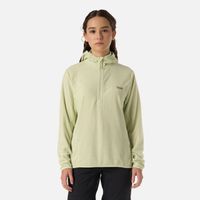 Polerón Teen Girl Mild Nano-F 1/4 Zip Hoody Gris / Verde Lippi V26