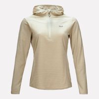 Poleron Mujer Jacaranda Nano-F 14 Zip Hoody Crudo Lippi I22