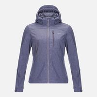 Chaqueta Mujer Macaya Softshell Hoody Jacket Melange Azul Lavanda Lippi V23