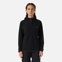 Polerón Teen Girl Mild Nano-F 1/4 Zip Hoody Negro Lippi V26