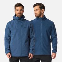 Chaqueta Hombre Tres Cruces Fusion-3 Hoody Jacket Azul Oscuro Lippi I26