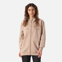 Polerón Mujer Motomami Full Zip Taupe Haka Honu V26
