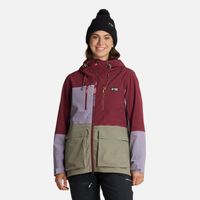 Chaqueta Mujer Viento Blanco Burdeo Haka Honu I25