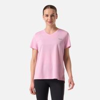 Polera Mujer Core V-Neck Q-Dry T-Shirt Rosa Lippi V26