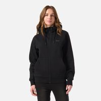 Polerón Mujer Ulmo Full Zip Hoody Sweatshirt Negro Lippi V26