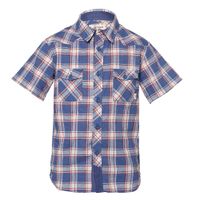 Camisa Niño Mountain Towns Shorts Sleeve Shirt Azul Grisaceo / Celeste Lippi