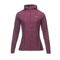 Poleron Mujer Jacaranda Nano-F 14 Zip Hoody Vino Lippi V23