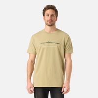 Polera Hombre Logo Lippi Front Print T-Shirt Verde Oliva Lippi V26