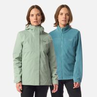 Chaqueta Mujer Tres Cruces Fusion-3 Hoody Jacket Jade Lippi I26