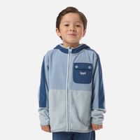 Polar Niño FirePlace Hoody Sweatshirt Azul Piedra Lippi V26