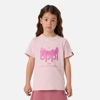 Polera Niña Logo Lippi T-shirt Rosa Claro Lippi V26