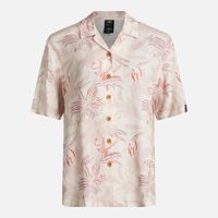 Camisa Mujer Hibiscus Print Beige Haka Honu
