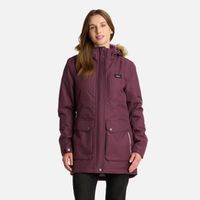 Chaqueta Mujer Roble B-Dry Hoody Melange Vino Lippi I25