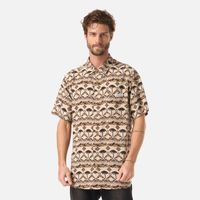Camisa Hombre Good Karma Print Crema Haka Honu V26