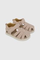 Sandalia Cangrejera Rosada Con Flores 33060230V26