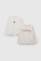 Polera Niña Beige 8127 Colloky