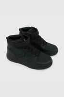 Zapatilla Escolar Negra Caña Alta Unisex