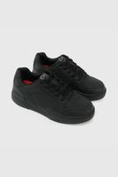 Zapatilla Escolar Negra con Cordón para niño