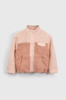 Chaqueta Polar y Chiporro Rosado con Cierre para Niña  de 3 a 12 años