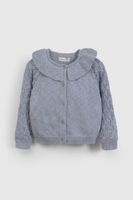 Chaleco Celeste Cuello Vuelos De Niña CHLA1440V26