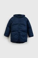 Parka Azul Acolchada con bolsillos y cierre para Niño