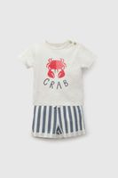 Conjunto Polera y Short Cangrejo de Niño COJE3109V26