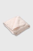 Manta Doble Capa con Forro Felpudo Beige de Bebé Unisex