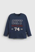 Polera Azul Colloky De Niño POJE7557V26