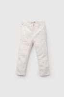Pantalón Blanco Flores De Niña PTGB1278V26