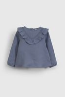 Blusa Celeste Bambula De Niña BLBM0640V26
