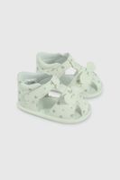 Sandalia de Niña de Vestir Blanca con Velcro 1224