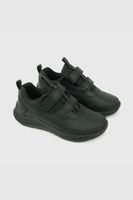 Zapatilla Escolar Negra con Velcro Unisex