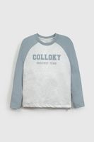 Polera Celeste Colloky De Niño POJE1359V26