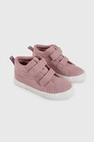 Zapatilla Lifestyle de Niña Morado Caña Media con Velcro