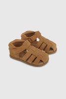 Sandalia Cangrejera  de Cuero Café 33100172V26