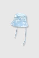 Sombrero de bebé niño de gabardina celeste (0 a 9 meses)