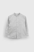 Camisa Cuello Mao Rayada