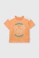 Polera De Bebé Niño Tropical Naranjo (3 A 36 Meses) Colloky