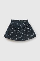 Falda Celeste Niña 7552 Colloky