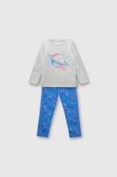 Pijama Gris de Niña