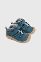 Botín Colección Azul de Bebé con Velcro y Cordón Elástico Talla 18 al 21 5519