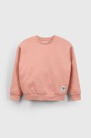 Polerón Rosado de polycotton Cerrado Liso para Niña