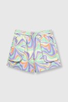 Short de niña sicodelico lila (2 a 12 años)