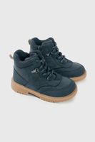 Botín azul para niños, comodidad y estilo