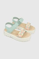 Sandalia Colección Niña Verde 53080297V25