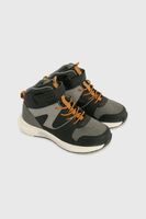 Botín Colección Negro de Niño con Velcro y Cordón T 28 al 38 5176