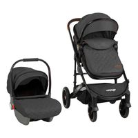 Coche Travel System Venus Black 2 en 1